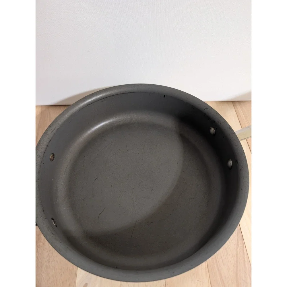 All-Clad d5 Nonstick Stainless 4-Qt Essential Pan With Lid Skillet USA